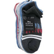 Wholesale - 9pk WOMEN MINNIE MOUSE BOWS NS SOCKS SIZE 9-11, UPC: 193159232948